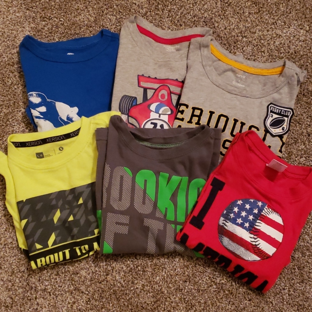 6 Short Sleeve Shirts